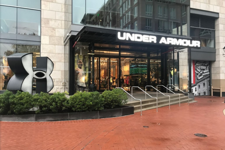 under armour baltimore location storefront