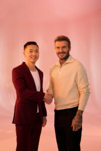 David Beckham and Danny Yeung