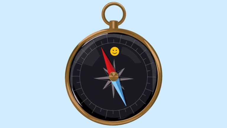 Illustration of compass