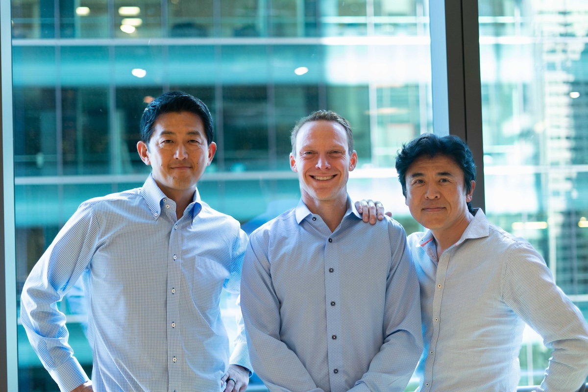 Scrum Ventures' Tak Miyata, Michael Proman and Kazuhiro Kiyoshige