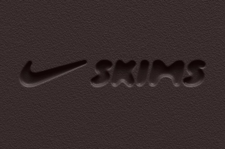 Nike Swoosh next to the SKIMS watermark