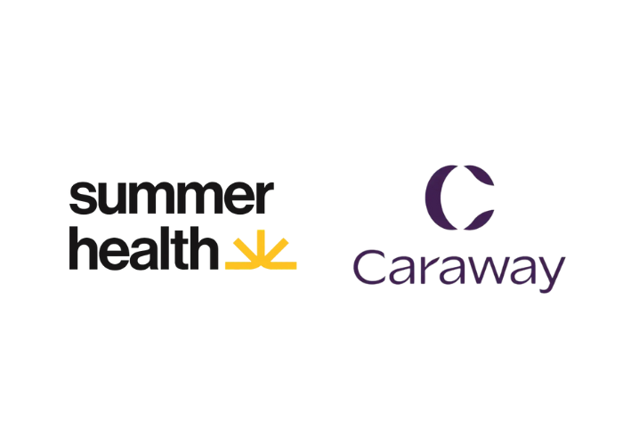 Summer Health and Caraway watermarks on a white background
