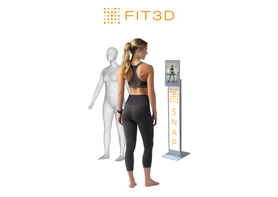 Rendering of a woman getting a body scan