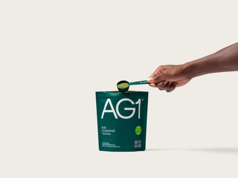 AG1 powdered supplement