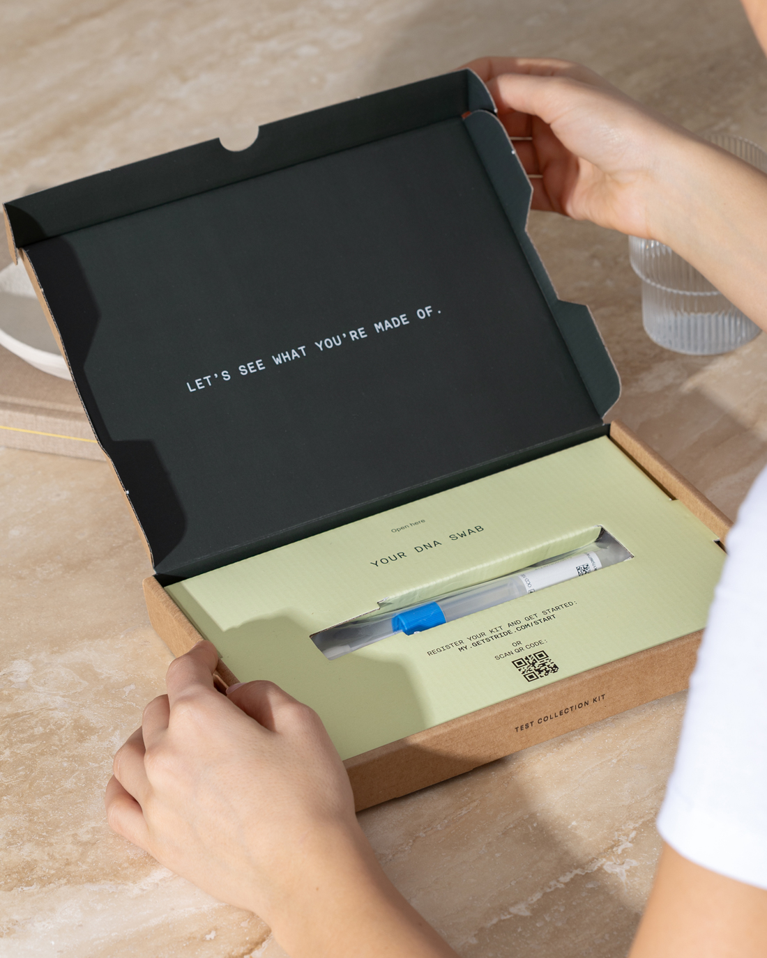 Stride DNA wellness test unboxing