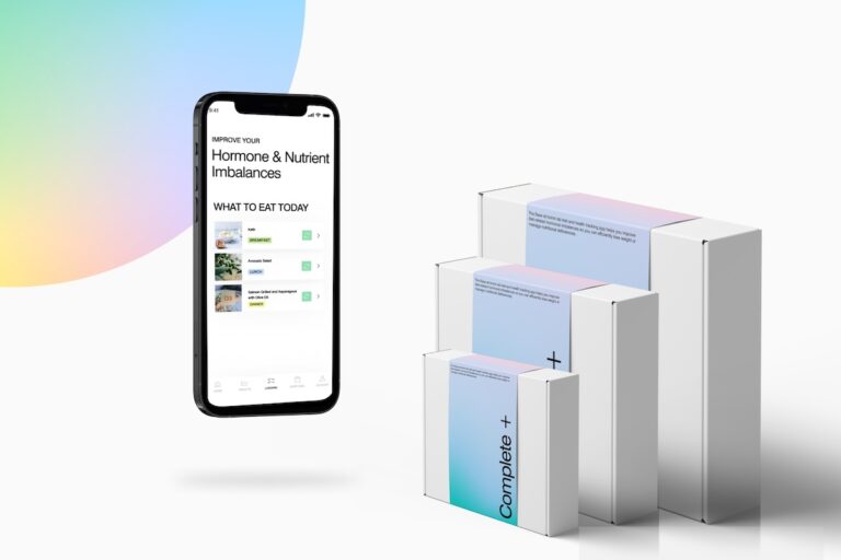 Base offerings, including hormone and nutrition insights on a phone and its complete at-home testing kit