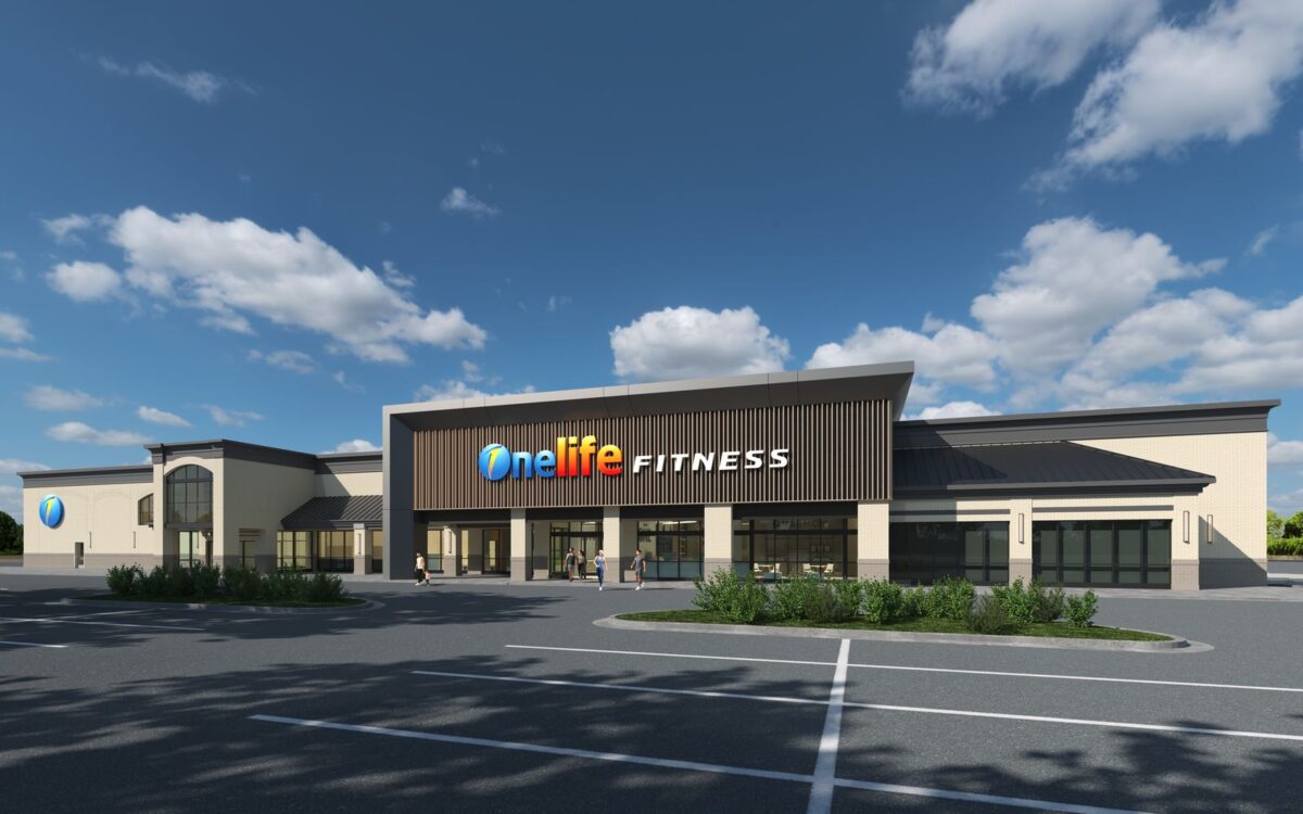Exterior of Onelife Fitness location