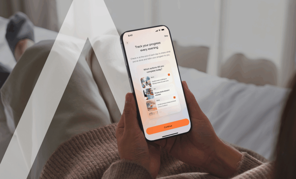 Sprints homepage on a smartphone