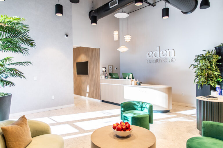 Eden Health Club lobby