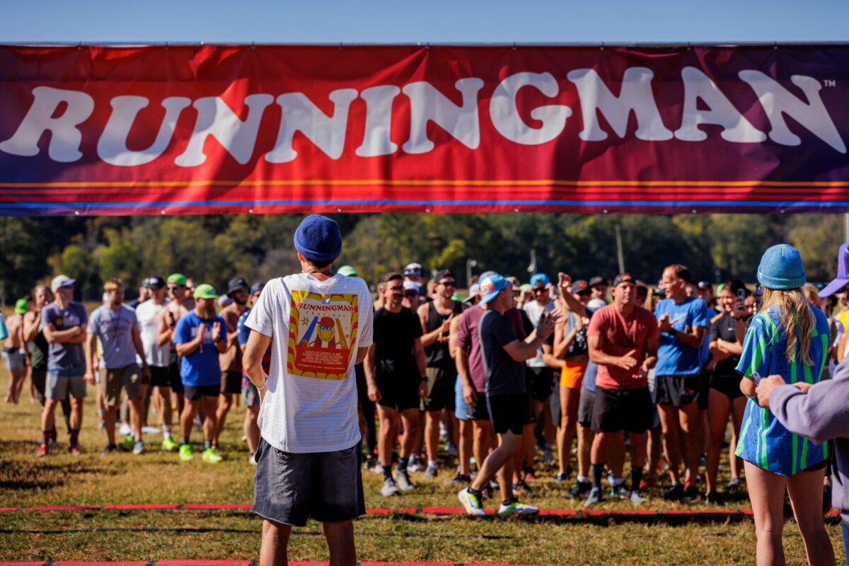 Starting line at Runningman race