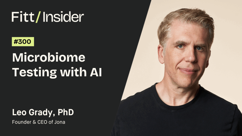 Graphic image of Leo Grady with text 