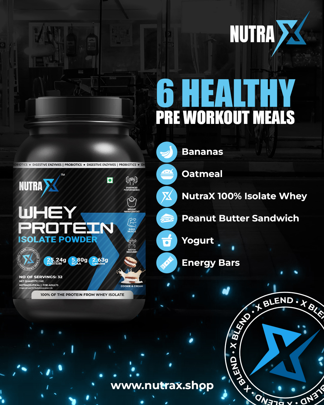 NutraX whey protein healthy meal ideas