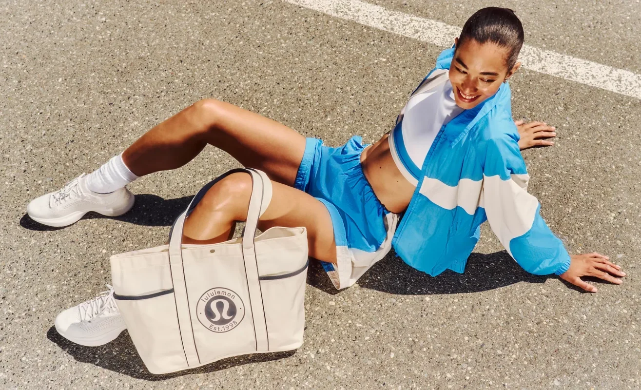 Woman dressed in athleisure