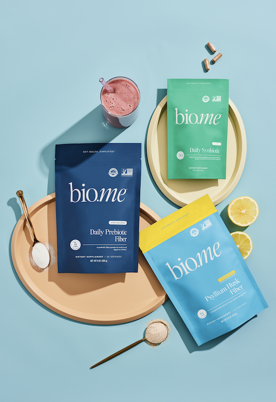 Bio.me product imagery