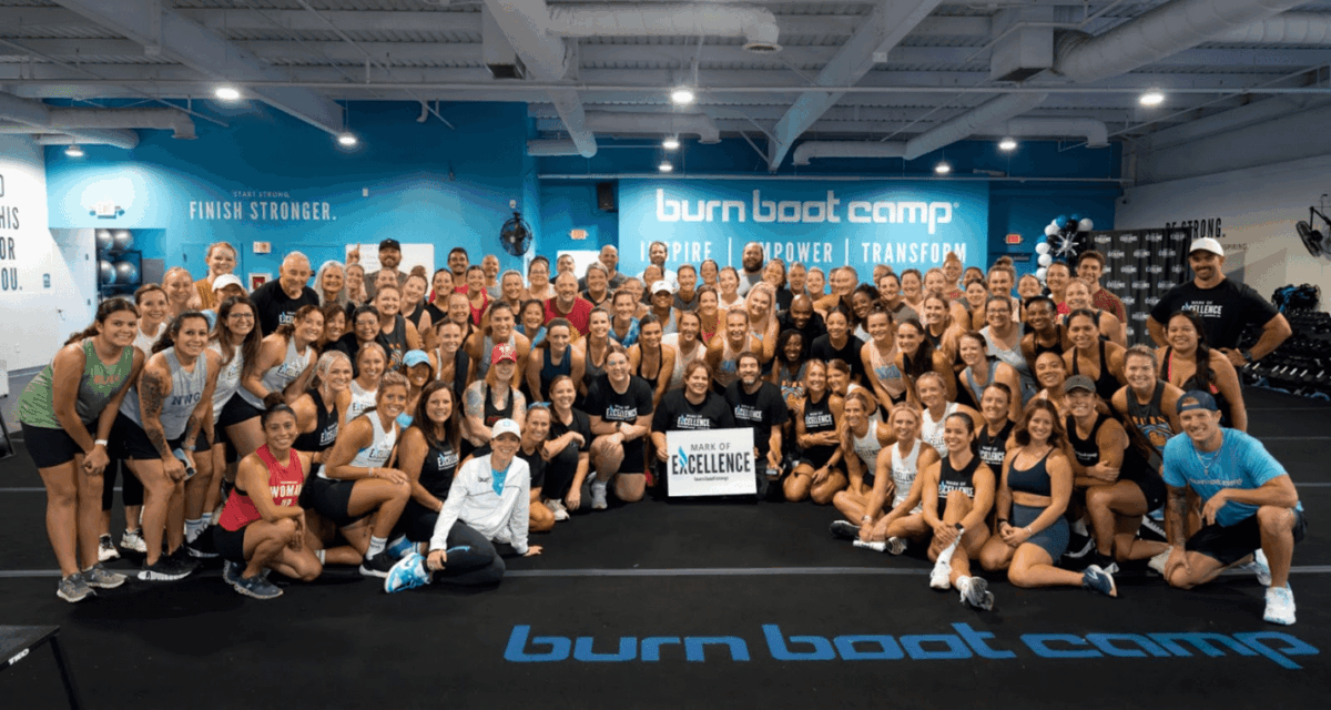 Group photo at Burn Boot Camp