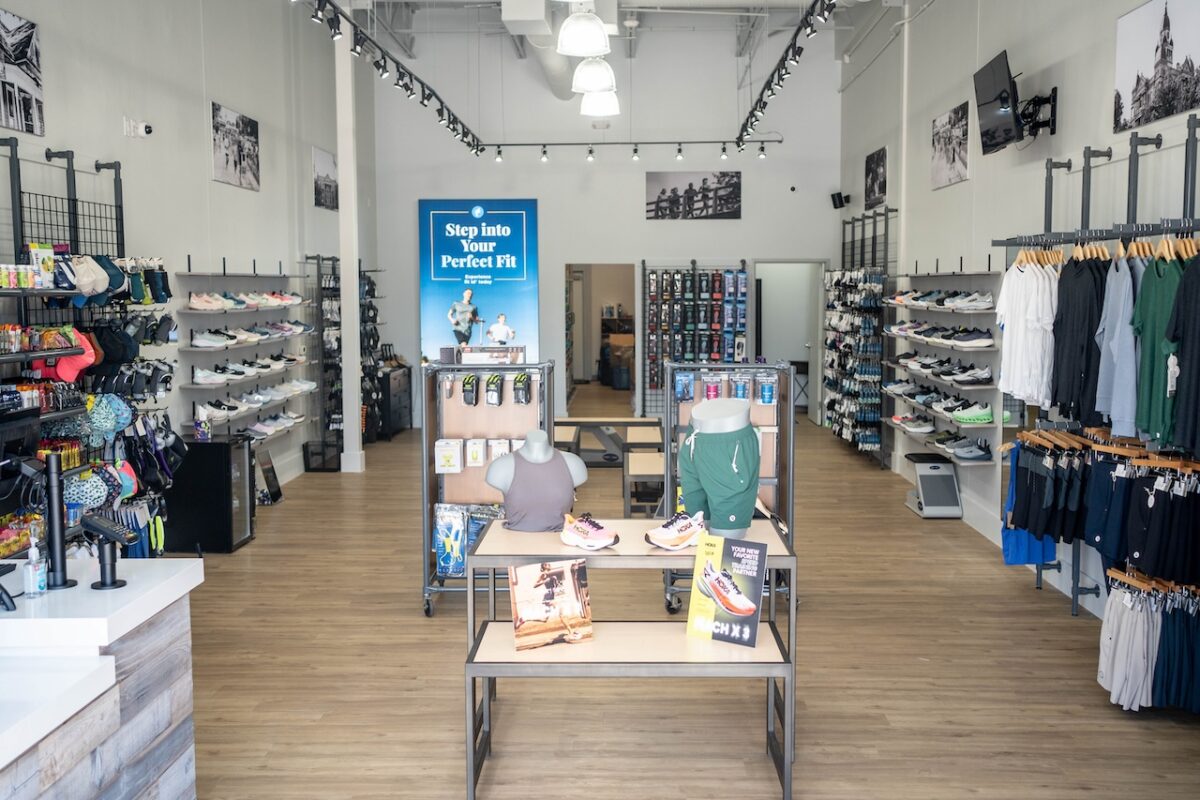 Fleet Feet Denton interior