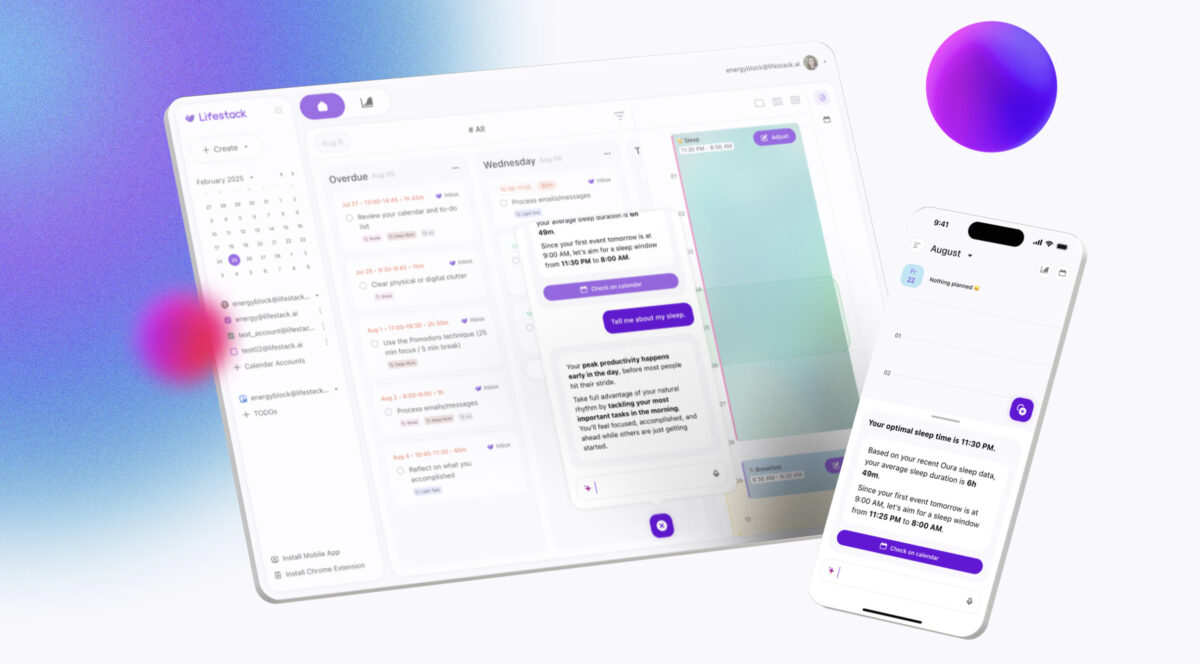 Lifestack 2.0 interface