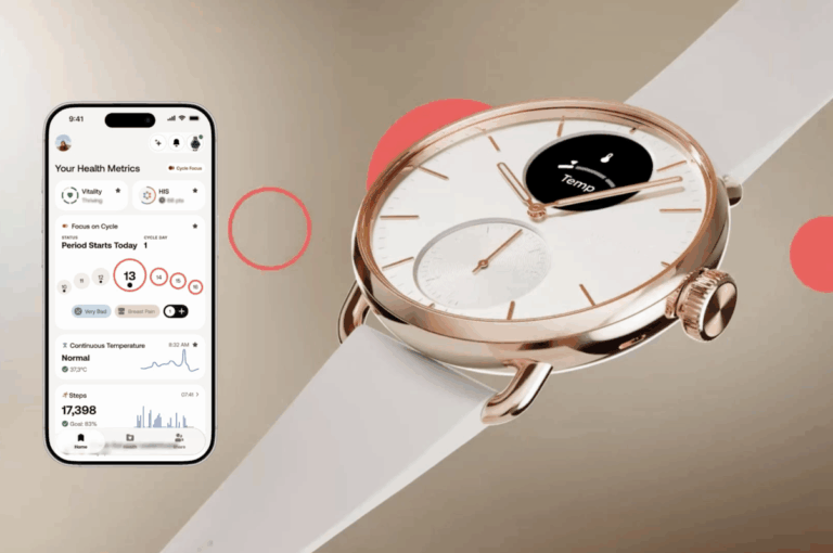 Withings x Clue smartwatch features