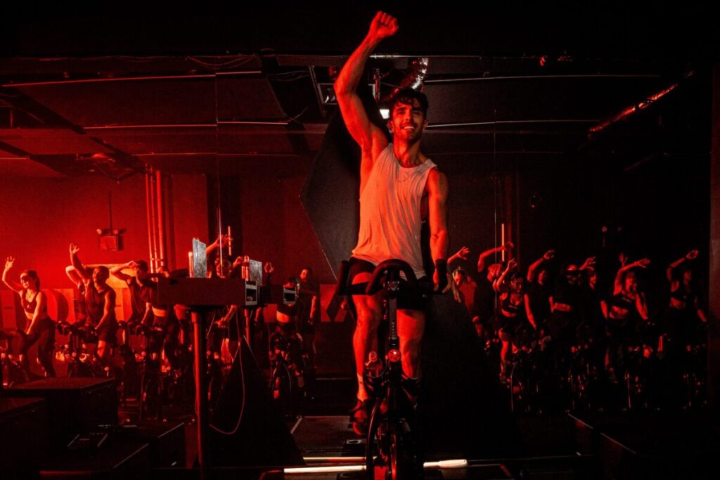 Akin Akman indoor cycling