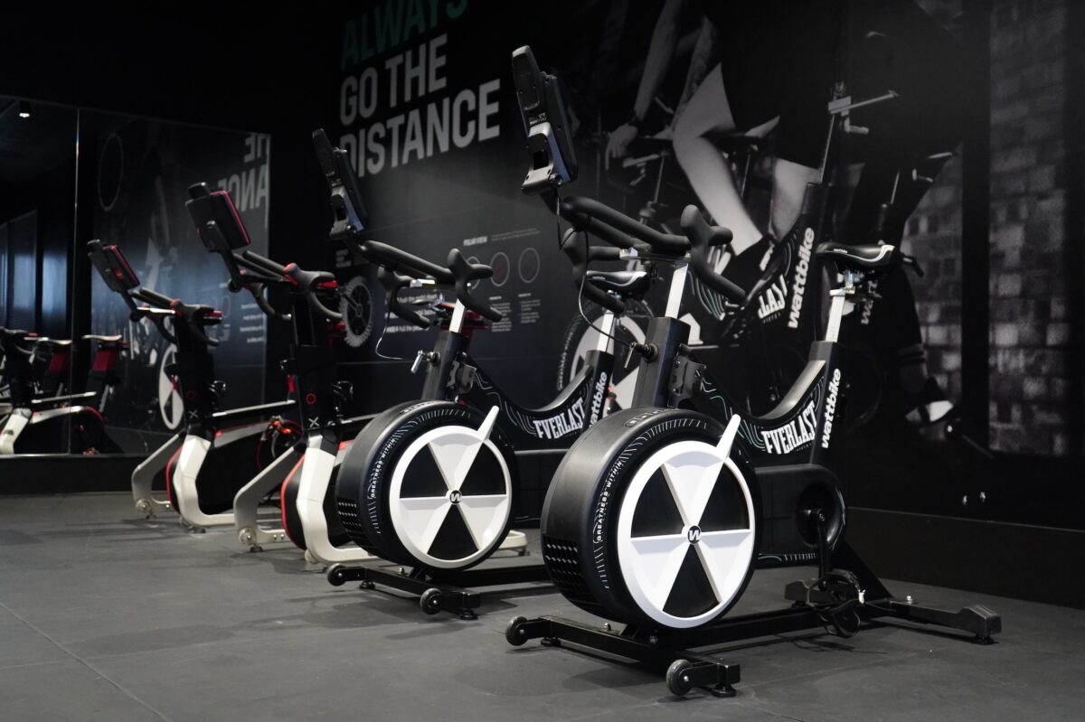 Wattbike equipment in an Everlast gym