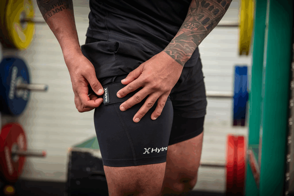 Hytro blood flow restriction (BFR) training garment