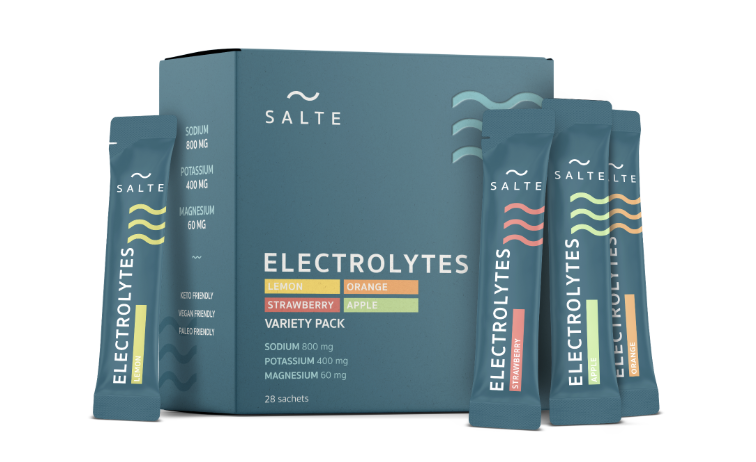SALTE electrolyte packets