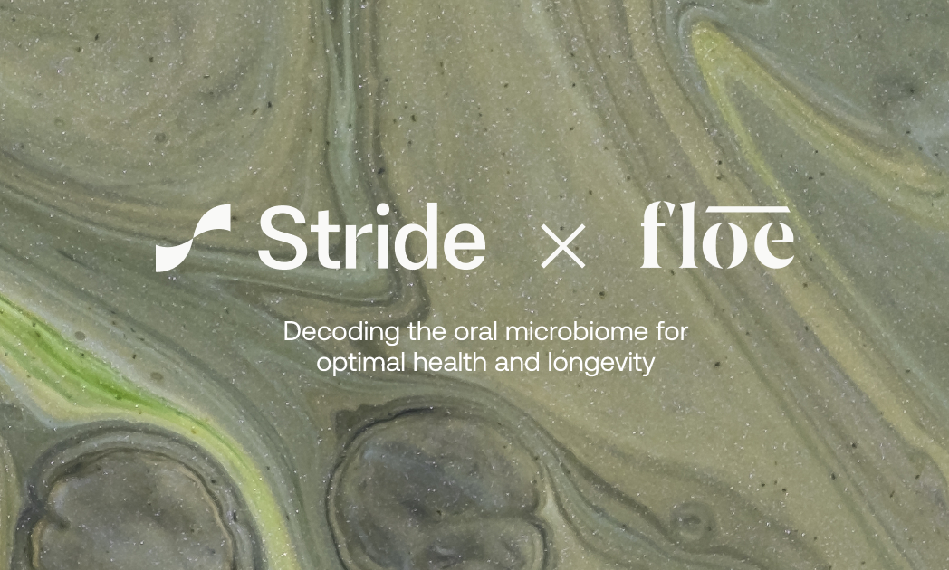 Stride x Floe logos