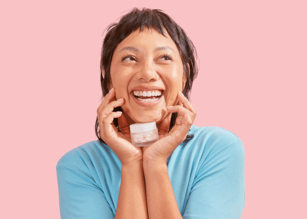 Woman holding Wisp supplement