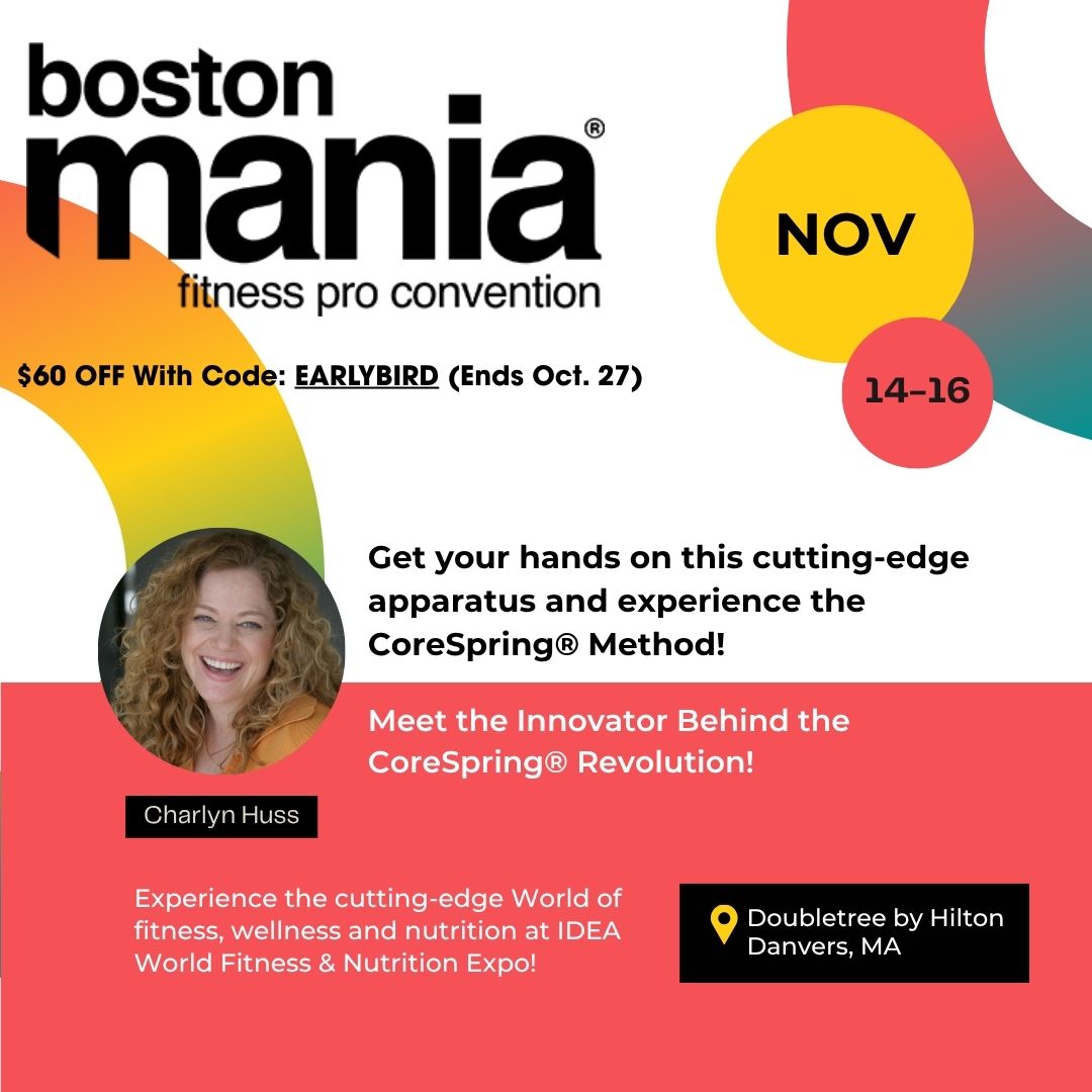 Boston Mania fitness pro convention flyer