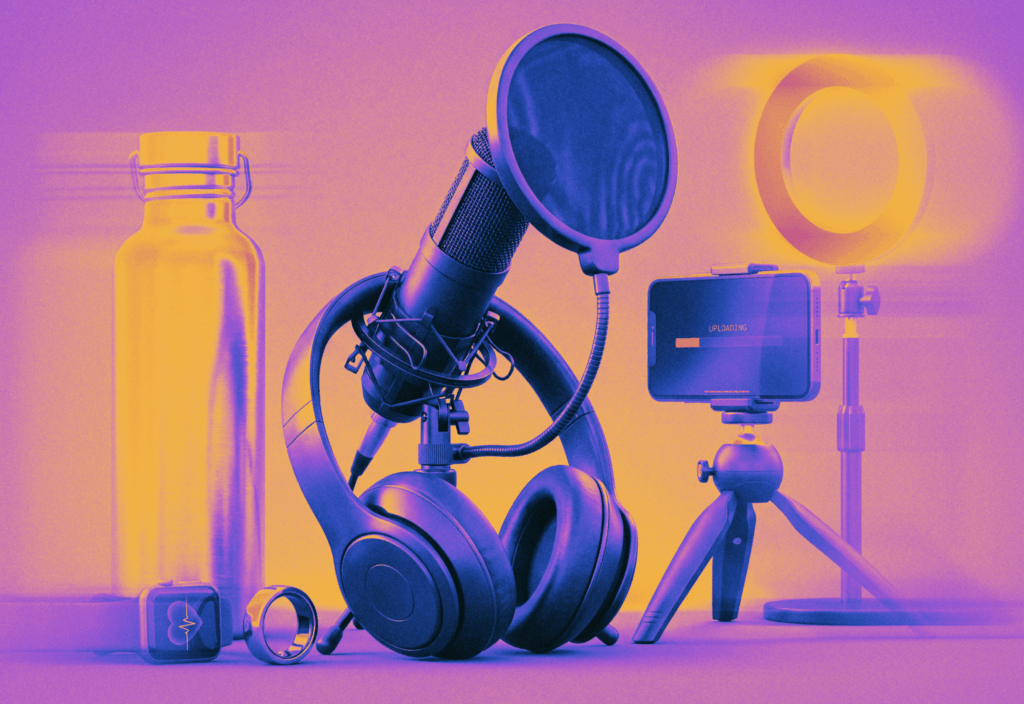 Graphic illustration of media tools