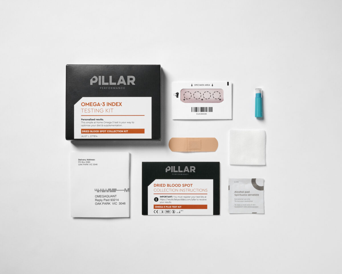 PILLAR Performance Omega-3 Index Testing Kit