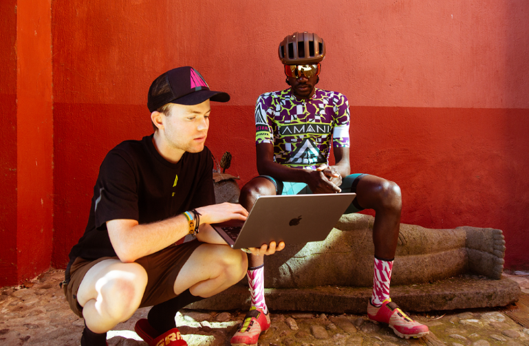 Team AMANI athlete using Vekta