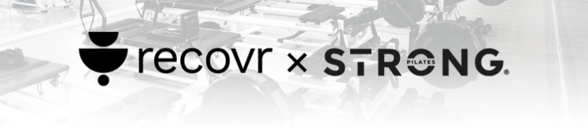 Recovr x STRONG logo