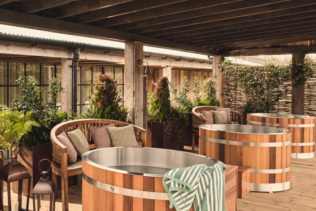 Ice baths at Soho Farmhouse