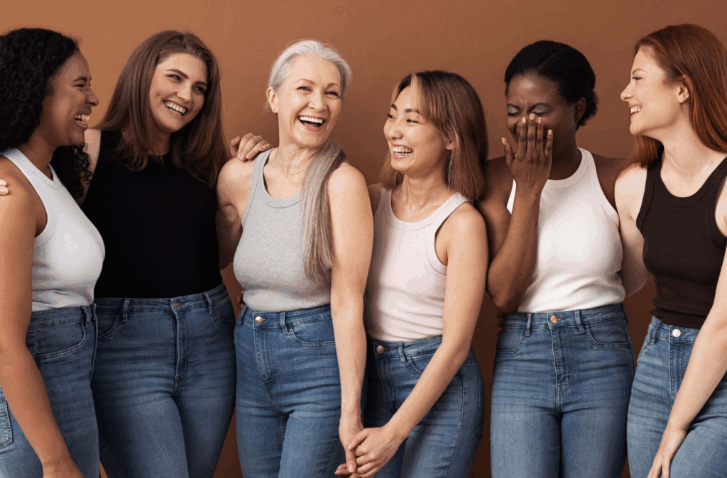 Diverse group of women