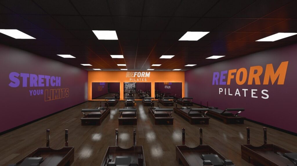 Crunch Fitness Reform Pilates studio
