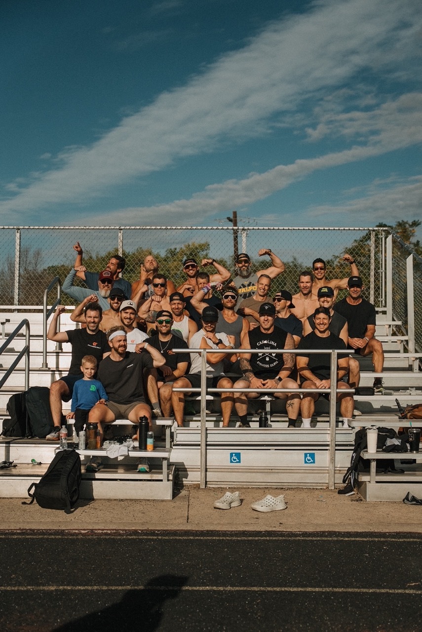 Group of participants in bleachers