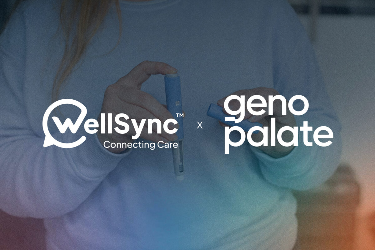 WellSync and genoPalate logos