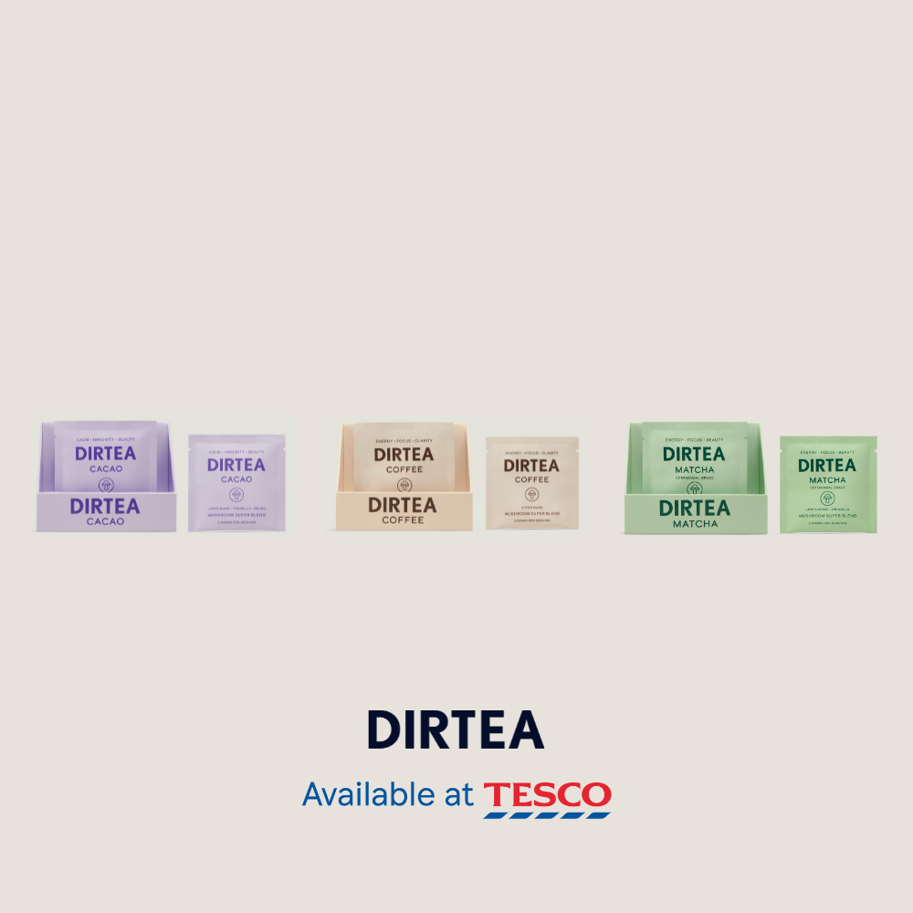 Assorted DIRTEA products now available at TESCO