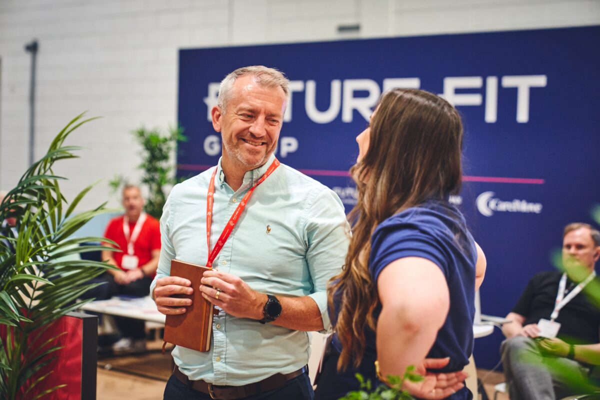 Two participants at Elevate 2025