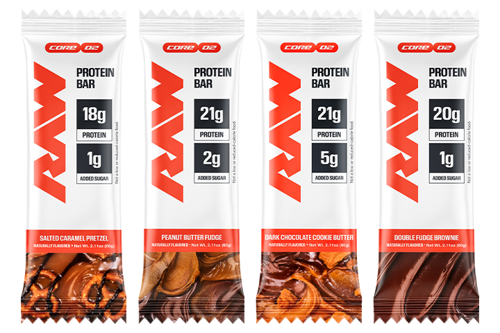 RAW Nutrition assorted flavors