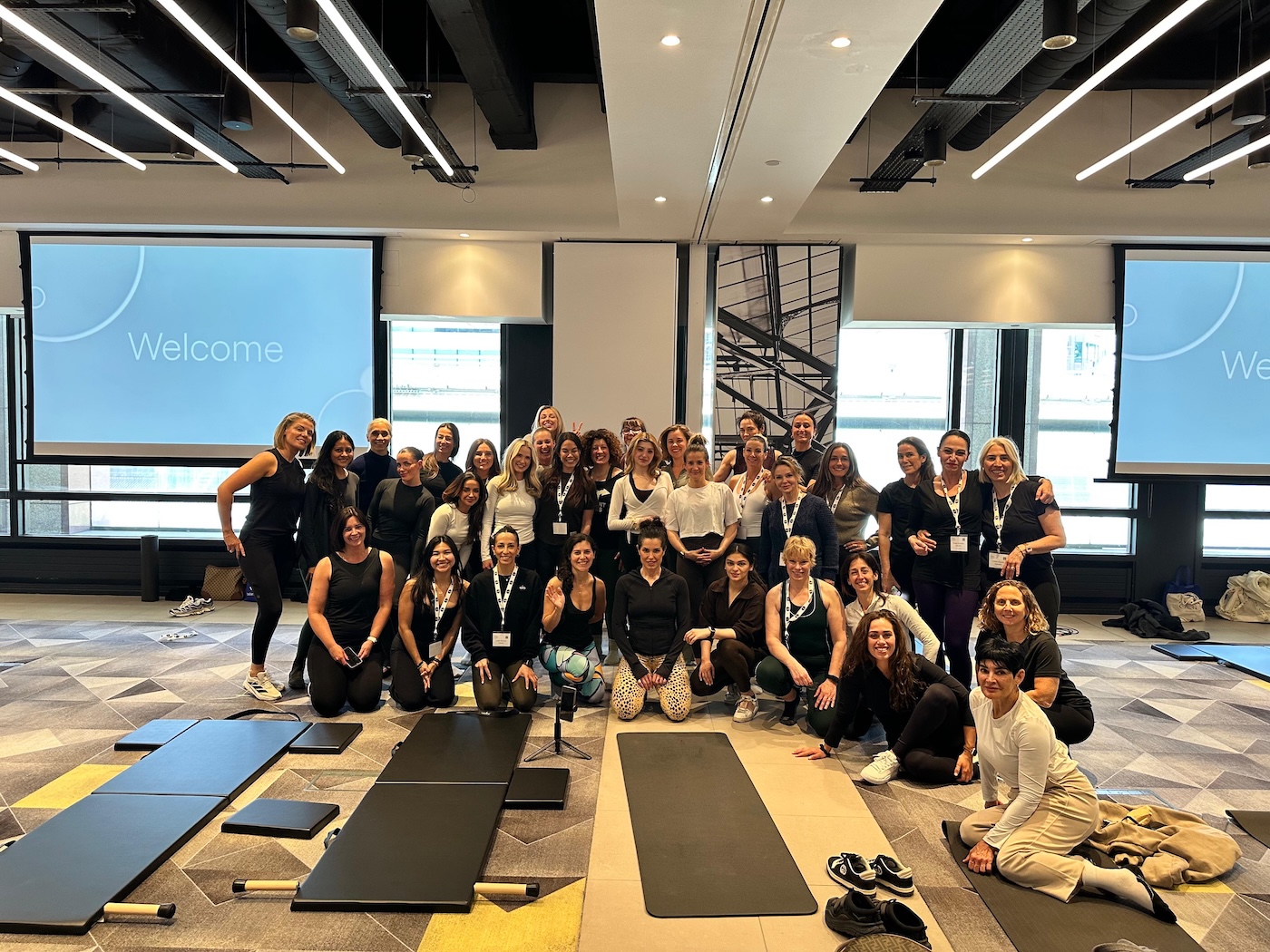 Group of Pilates instructors on Pilates on Tour