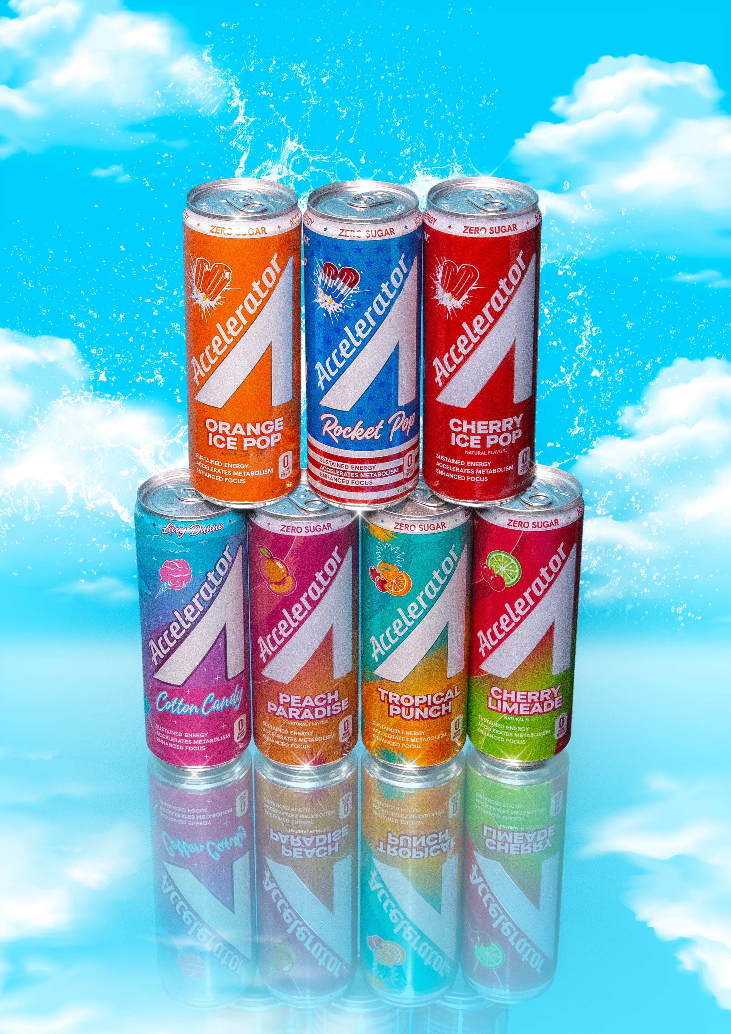 Accelerator Active Energy assorted cans