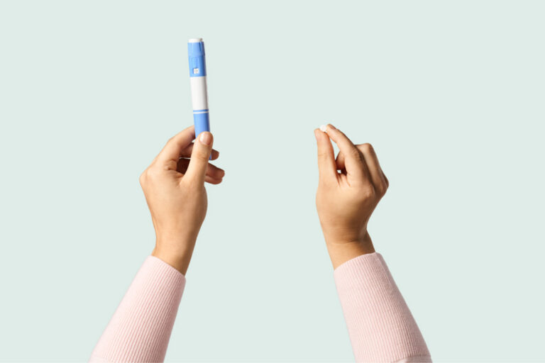 GLP-1 injection and weight loss pill