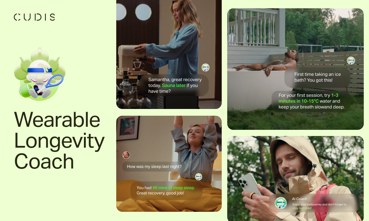 CUDIS wearable longevity coach