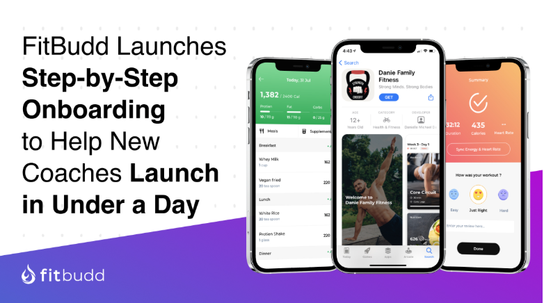 FitBudd launches step-by-step onboarding