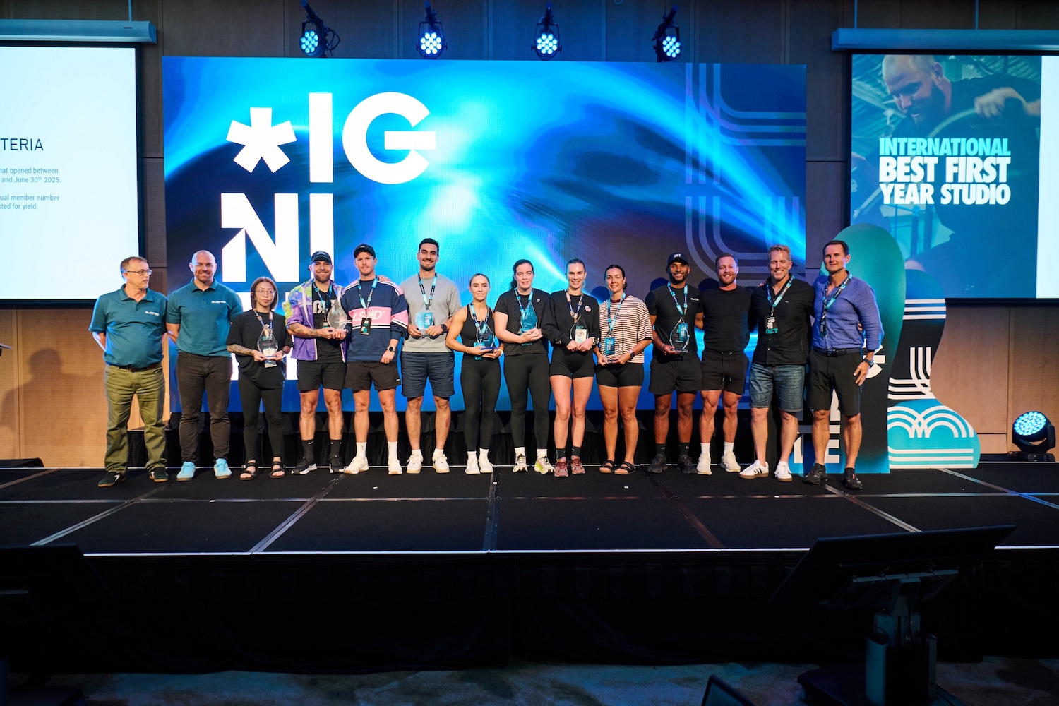 Awards winners at BFT's global conference in Cairns, Australia