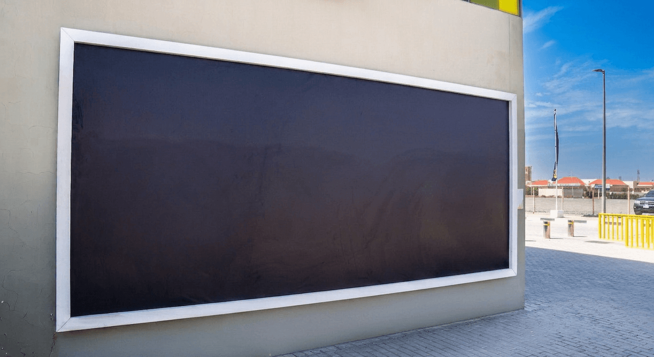 Blank billboard