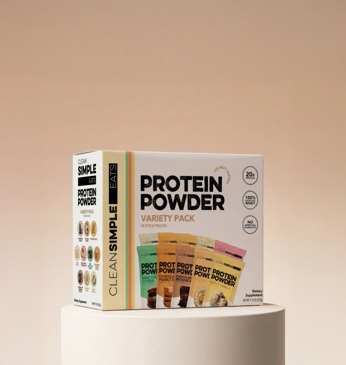 Clean Simple Eats protein powder variety pack