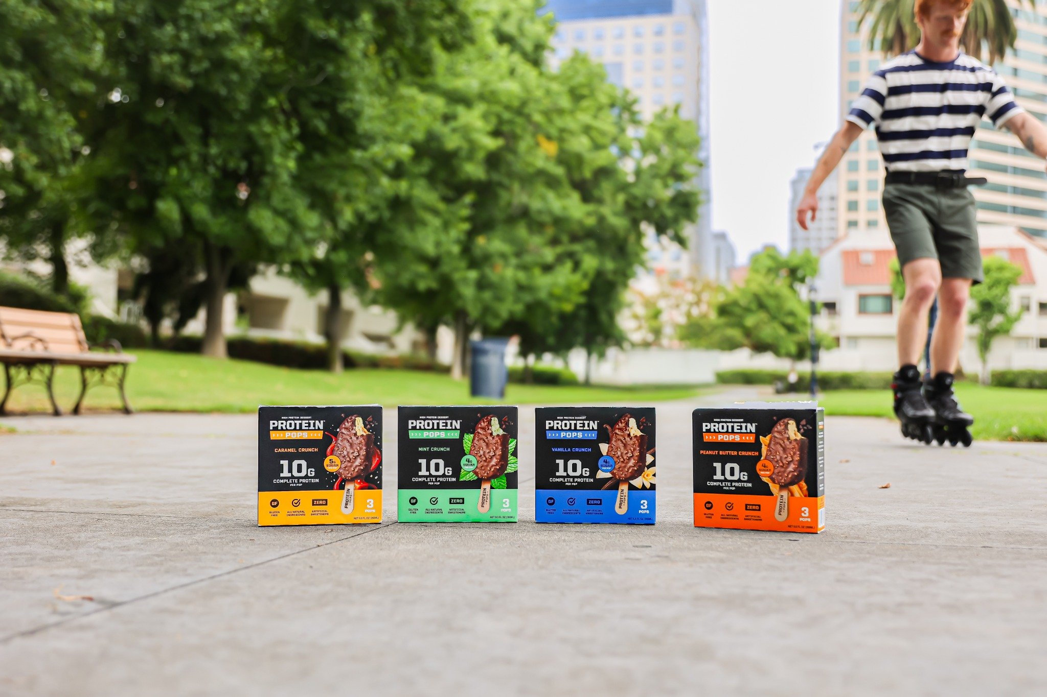Assorted flavors of Protein Pops